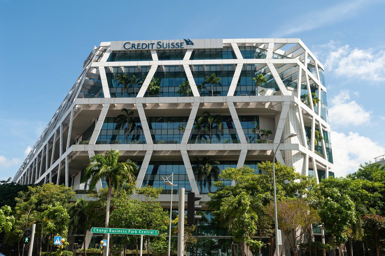 Credit Suisse-kantoor in Singapore.