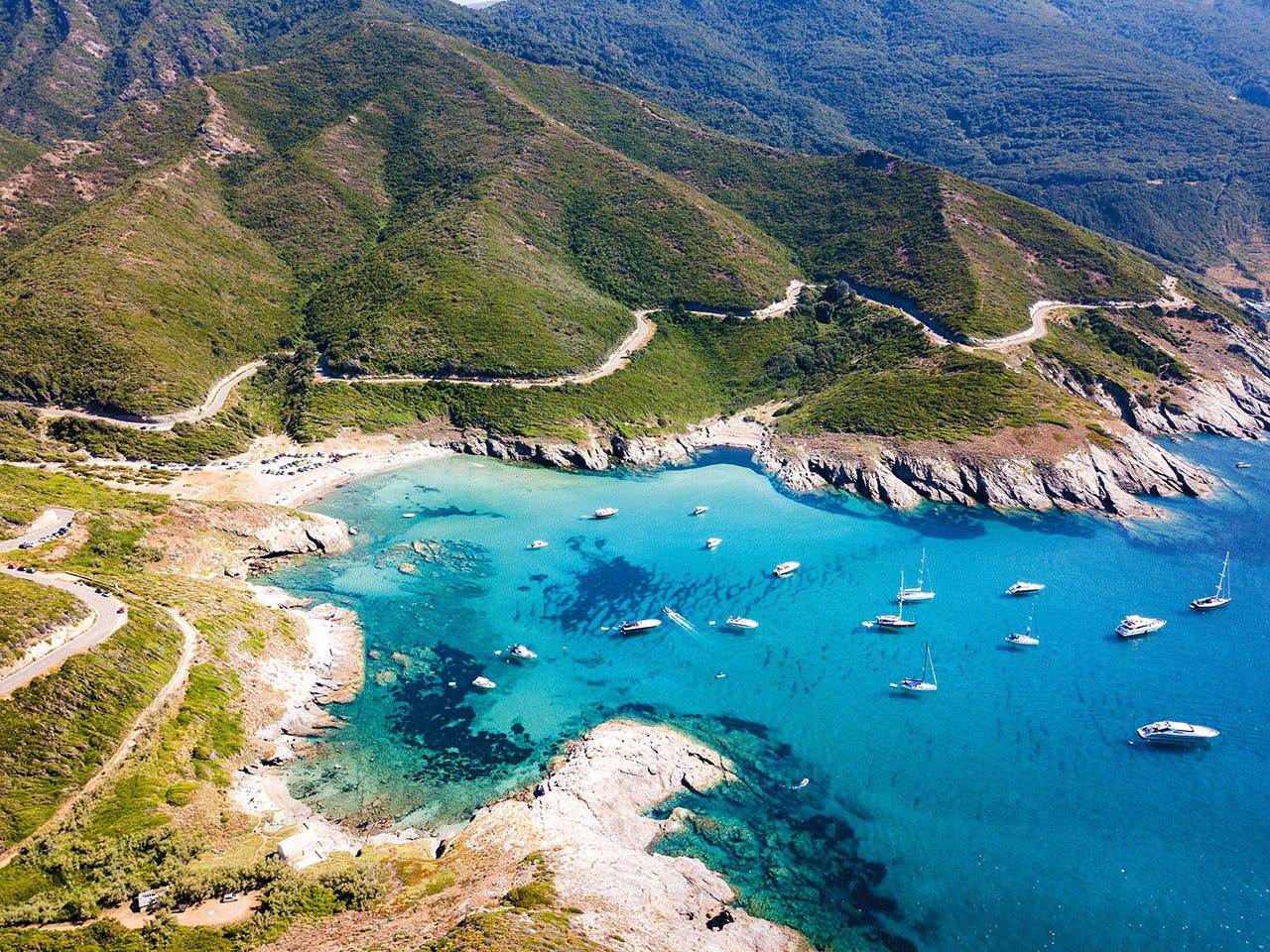 Op Cap Corse, op Corsica, is een majestueus uitzicht gegarandeerd.