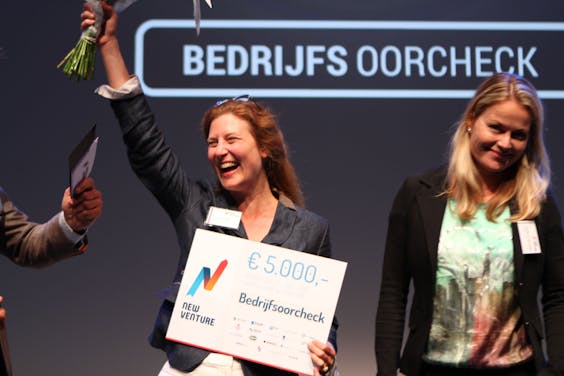 Het bedrijf Bedrijfsoorcheck wordt tijdens de competitie van New Venture in 2015 uitgeroepen tot een van de drie meest innovatieve start-ups van Nederland.