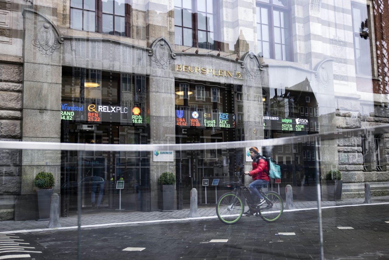 De Amsterdamse effectenbeurs op het Beursplein 5