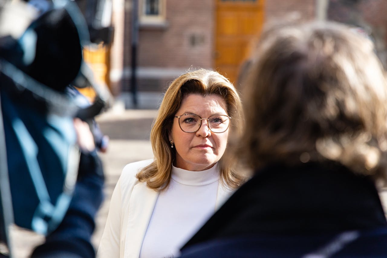 Minister Christianne van der Wal voor Natuur en Stikstof, vorige week vrijdag op het Binnenhof.