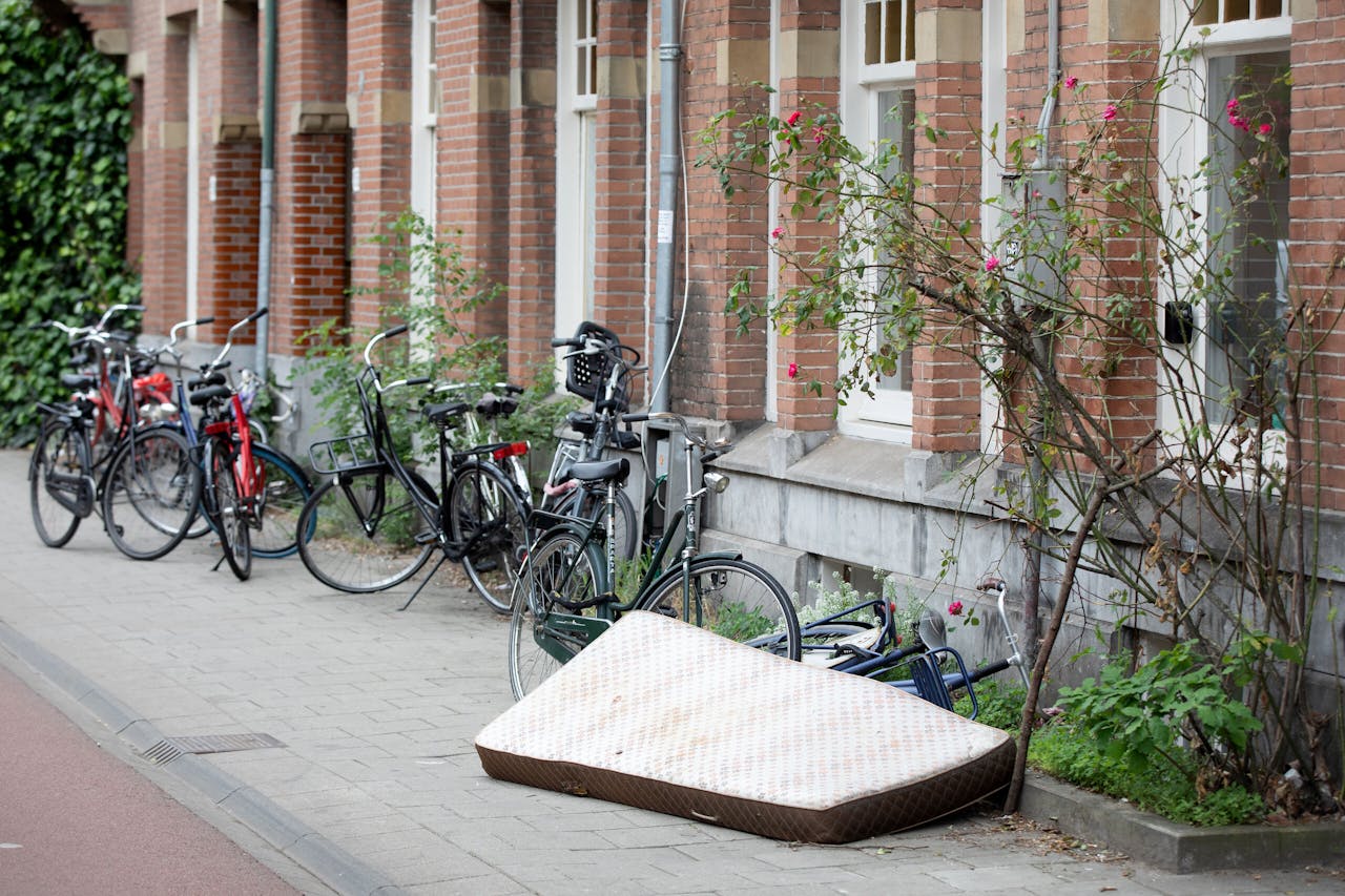 Studentenhuizen in de Amsterdamse wijk De Baarsjes.