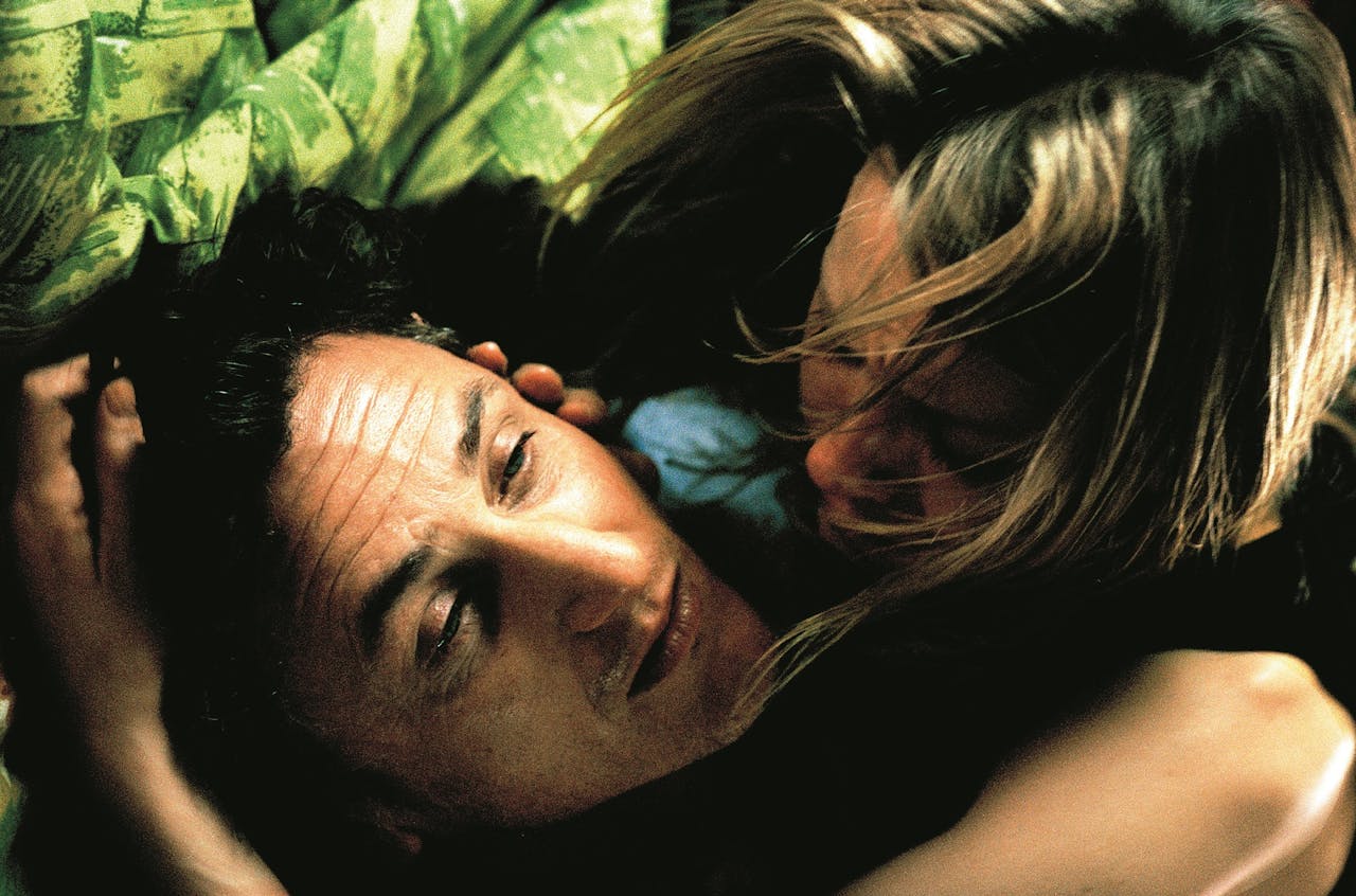 Sean Penn met tegenspeelster Naomi Watts in ‘21 Grams’, 2003.