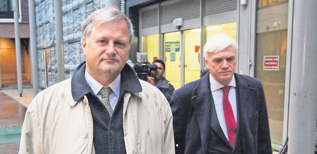 Ton Hooijmaijers (links) en zijn advocaat Frits Schneider.