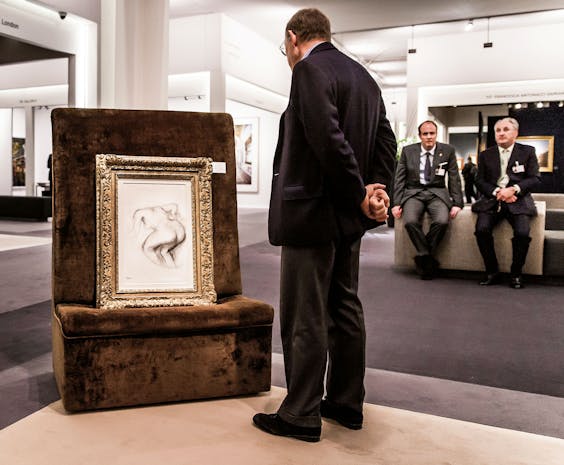 Vier van de vijf kunstwerken die in de categorie ‘oude meesters’ op de markt komen, worden op de Tefaf aangeboden (foto: Hollandse Hoogte).