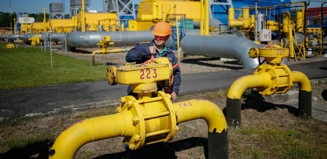 Een ondergrondse gasopslag van Gazprom.