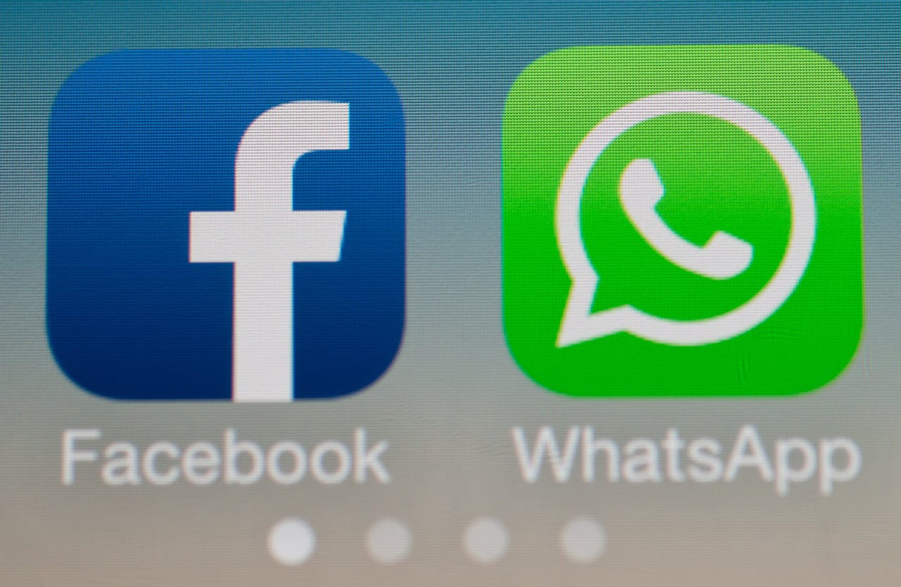 WhatsApp en Facebook-logo