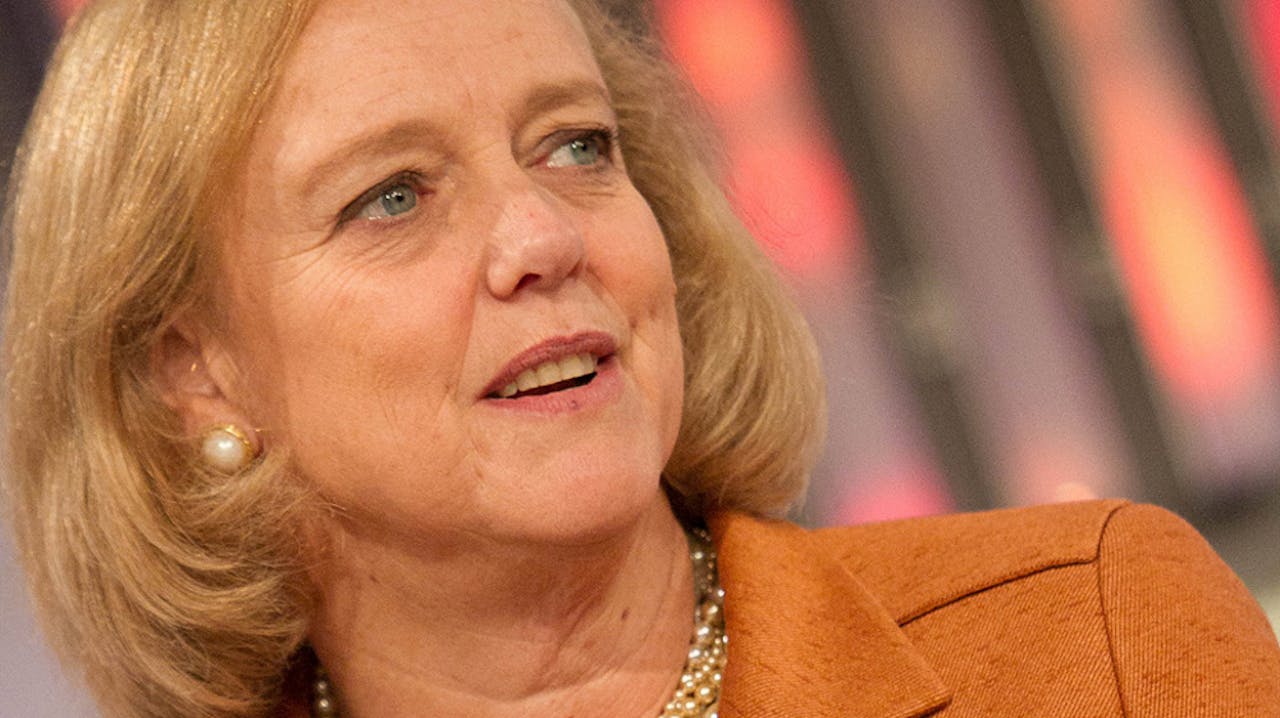 Meg Whitman, de kersverse CEO van het geplaagde HP moet puinruimen na het vertrek van Apotheker.
