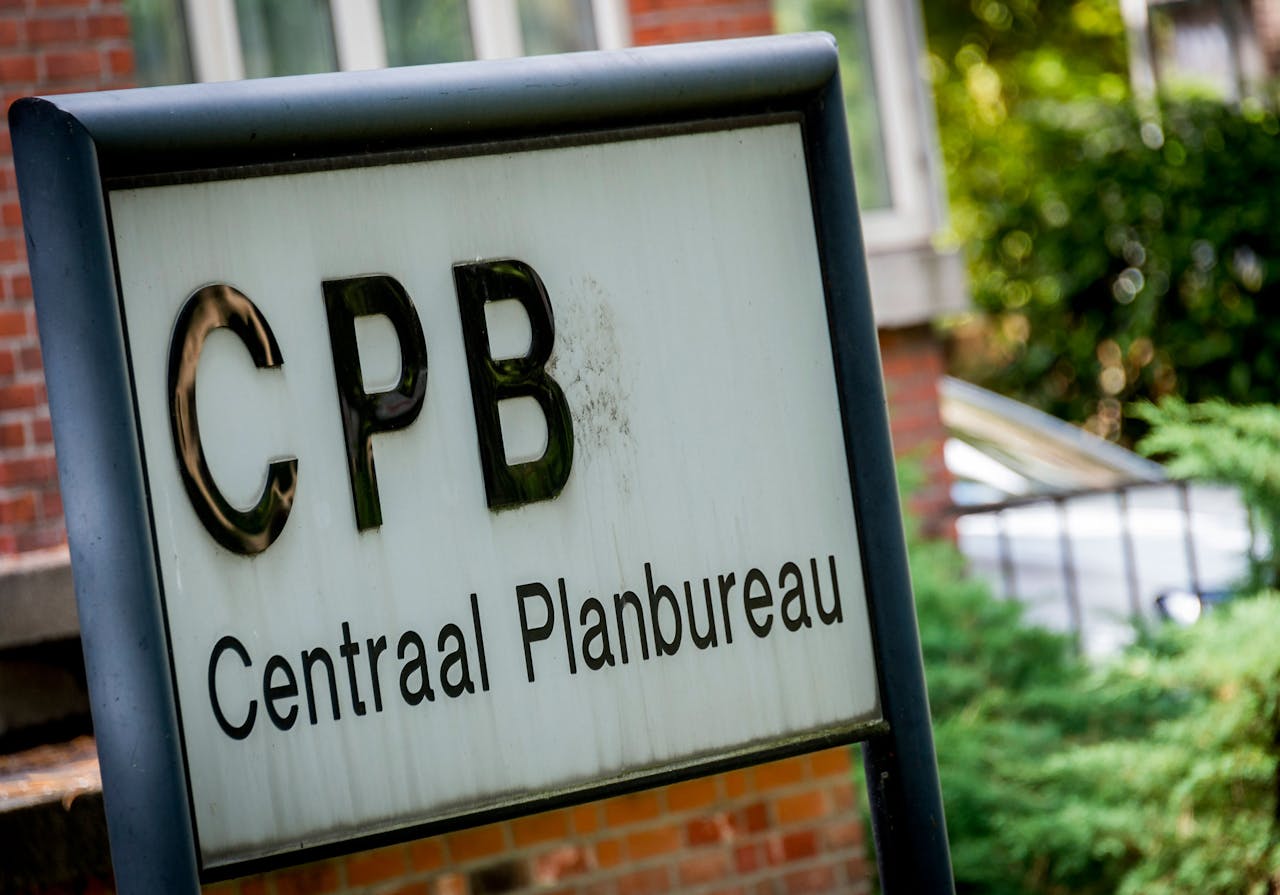 Het logo van CPB, Centraal Planbureau.