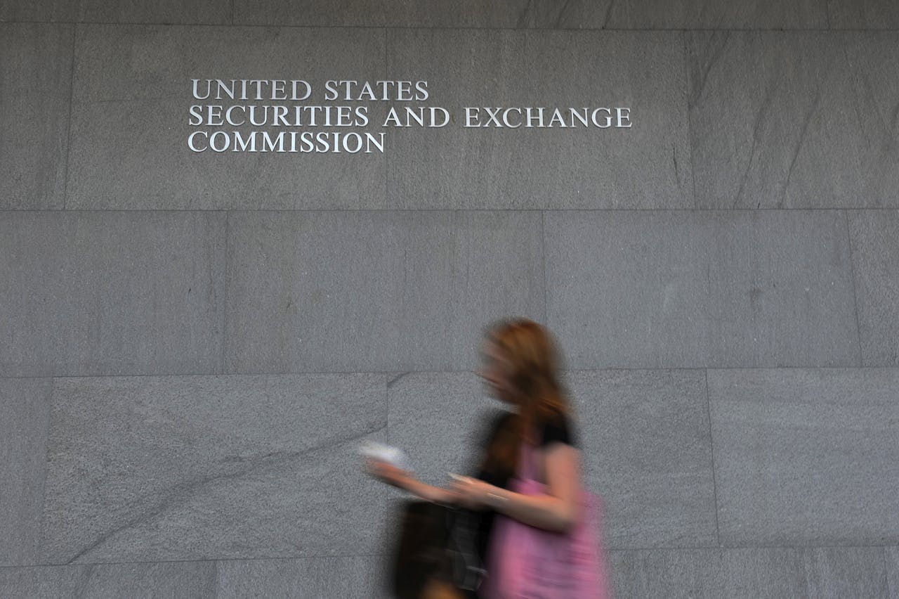 Het hoofdkwartier van de Amerikaanse Securities and Exchange Commission in Washington DC.
