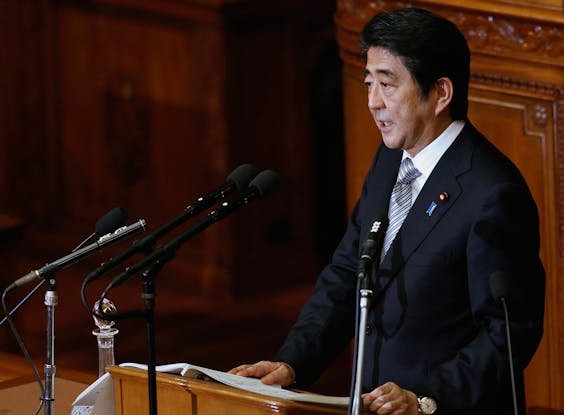 Premier Shinzo Abe. (foto: Reuters)