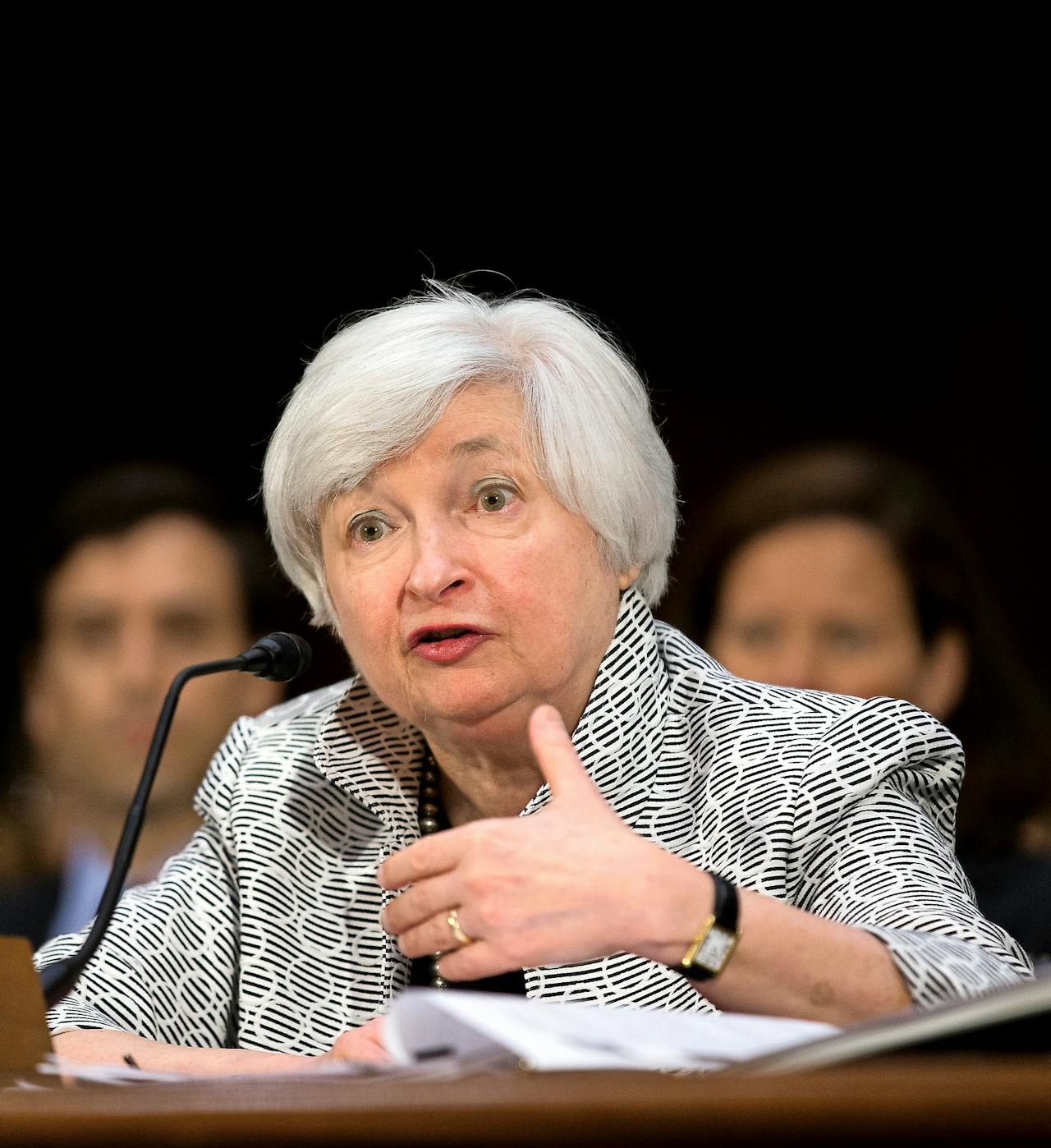 Voorzitter van het stelsel van Amerikaanse centrale banken, Janet Yellen.
