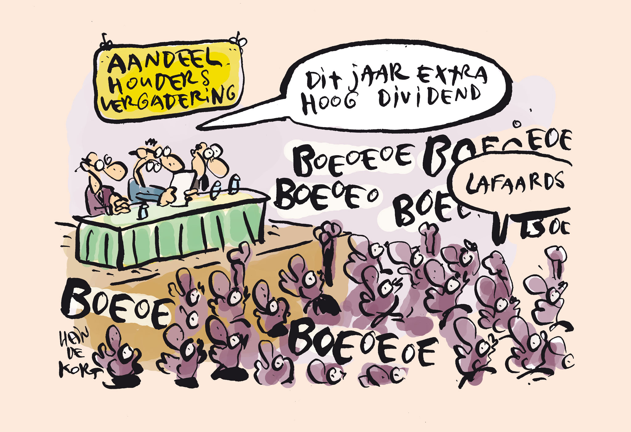 Dividend bij gebrek aan betere ideeën van de leiding
