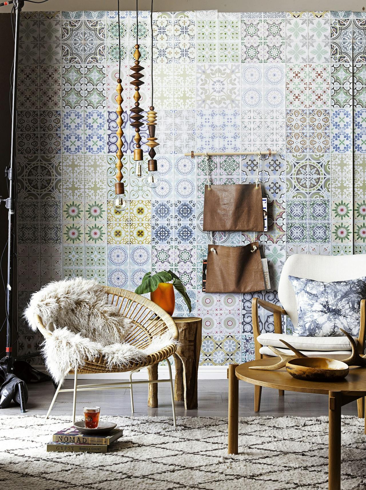 Pompeii Meander Injectie Boho-chic in interieurstyling