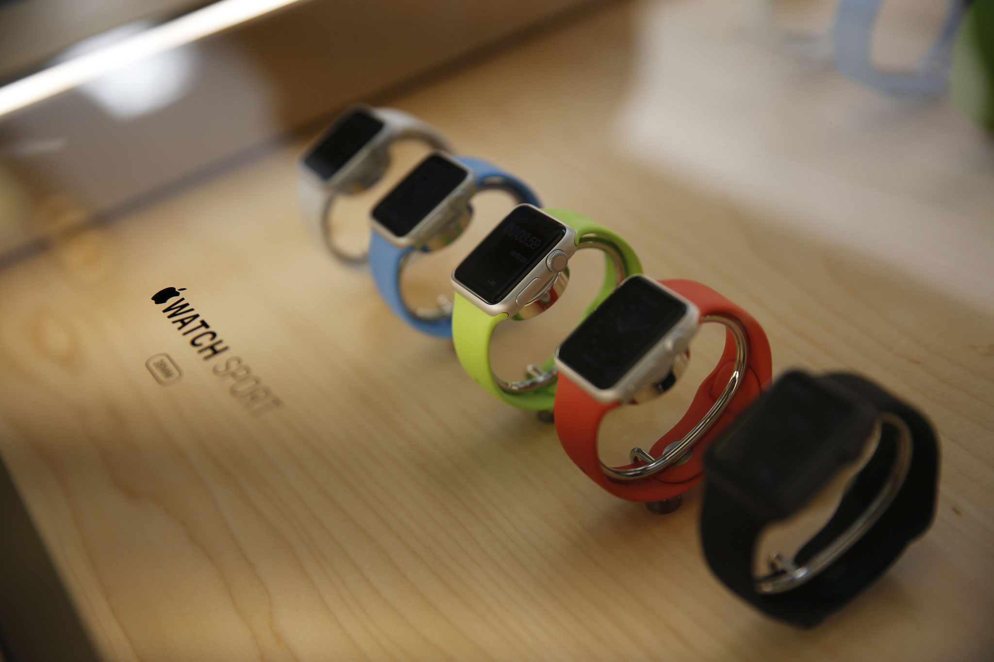 Apple Watch Sport ligt in de winkel
