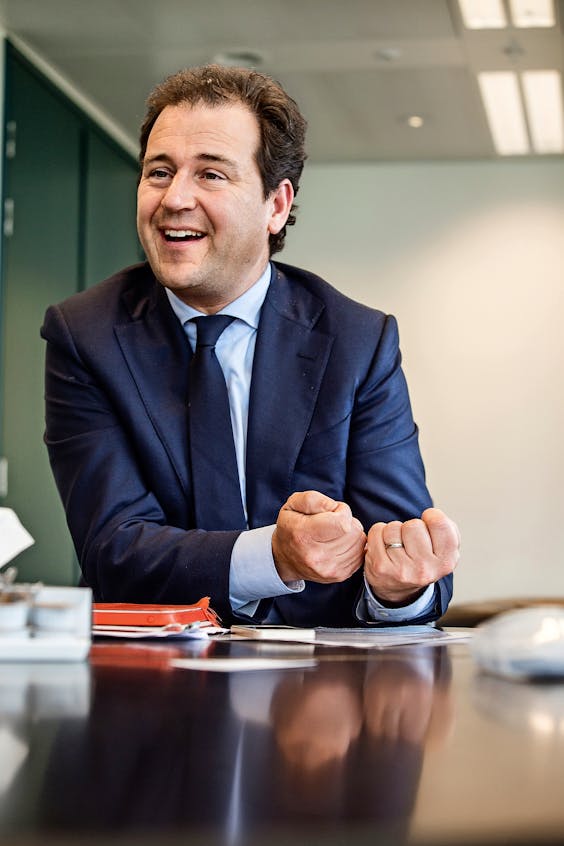 Minister van Sociale Zaken en Werkgelegenheid en vice-premier Lodewijk Asscher.