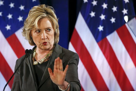 De Democratische presidentskandidaat Hillary Clinton (Reuters)