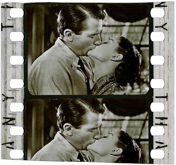 De filmkus gehoorzaamt aan regels: niet te veel, niet te weinig, niet te kuis, niet te begerig. Gregory Peck en Audrey Hepburn in Roman Holiday (1953).