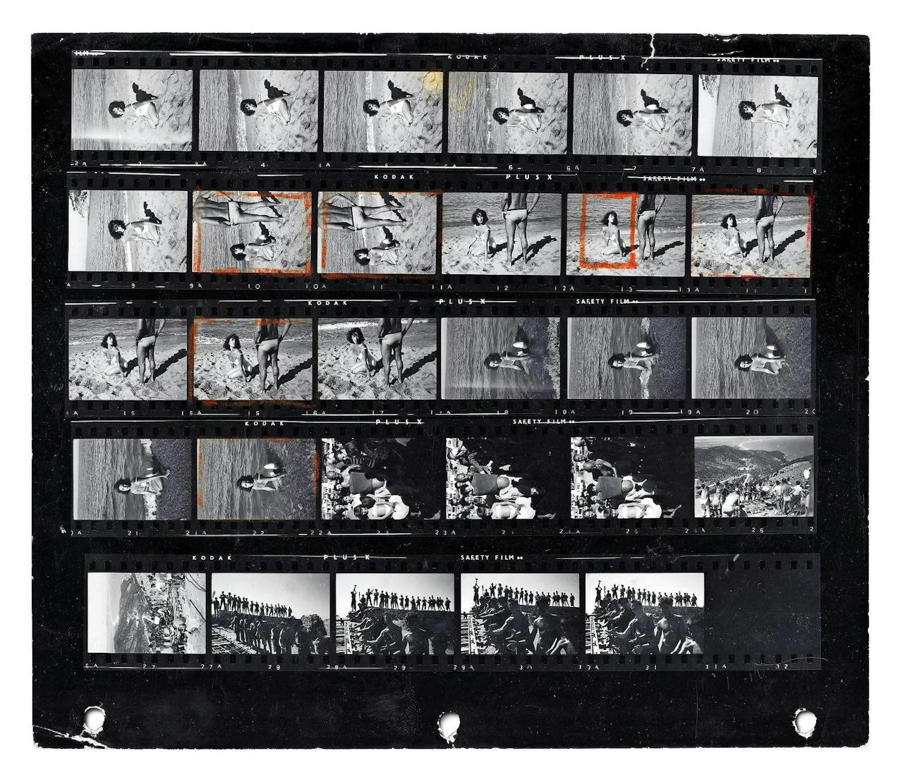 Zorgvuldig kadreren, zorgen dat alle beeldelementen een samenhang hebben en wachten op het laatste puzzelstukje. Elizabeth Taylor gefotografeerd door Burt Glinn in 1959 tijdens de opname van Suddenly Last Summer met Montgommery Clift.