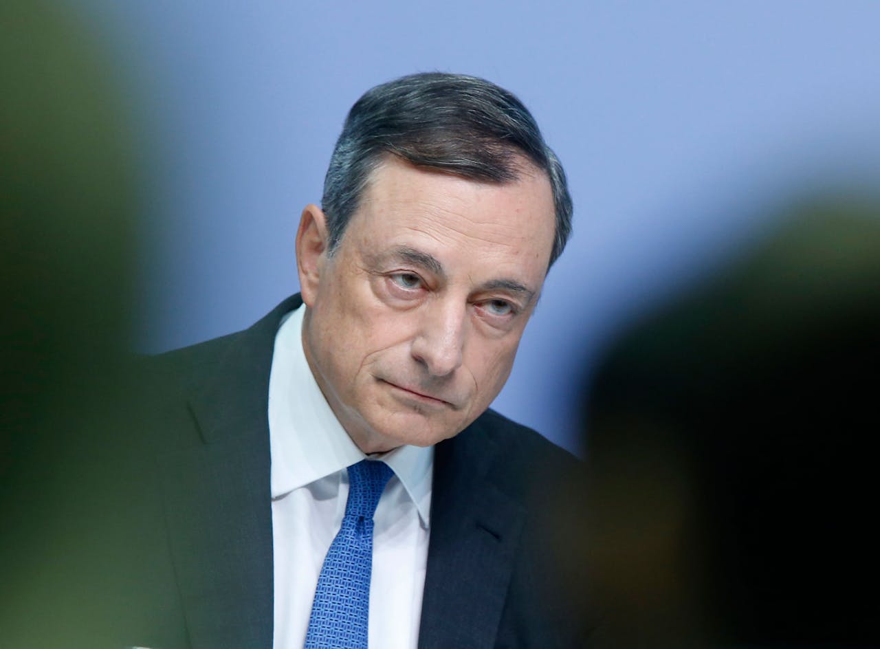 ECB-president Mario Draghi (Hollandse Hoogte)