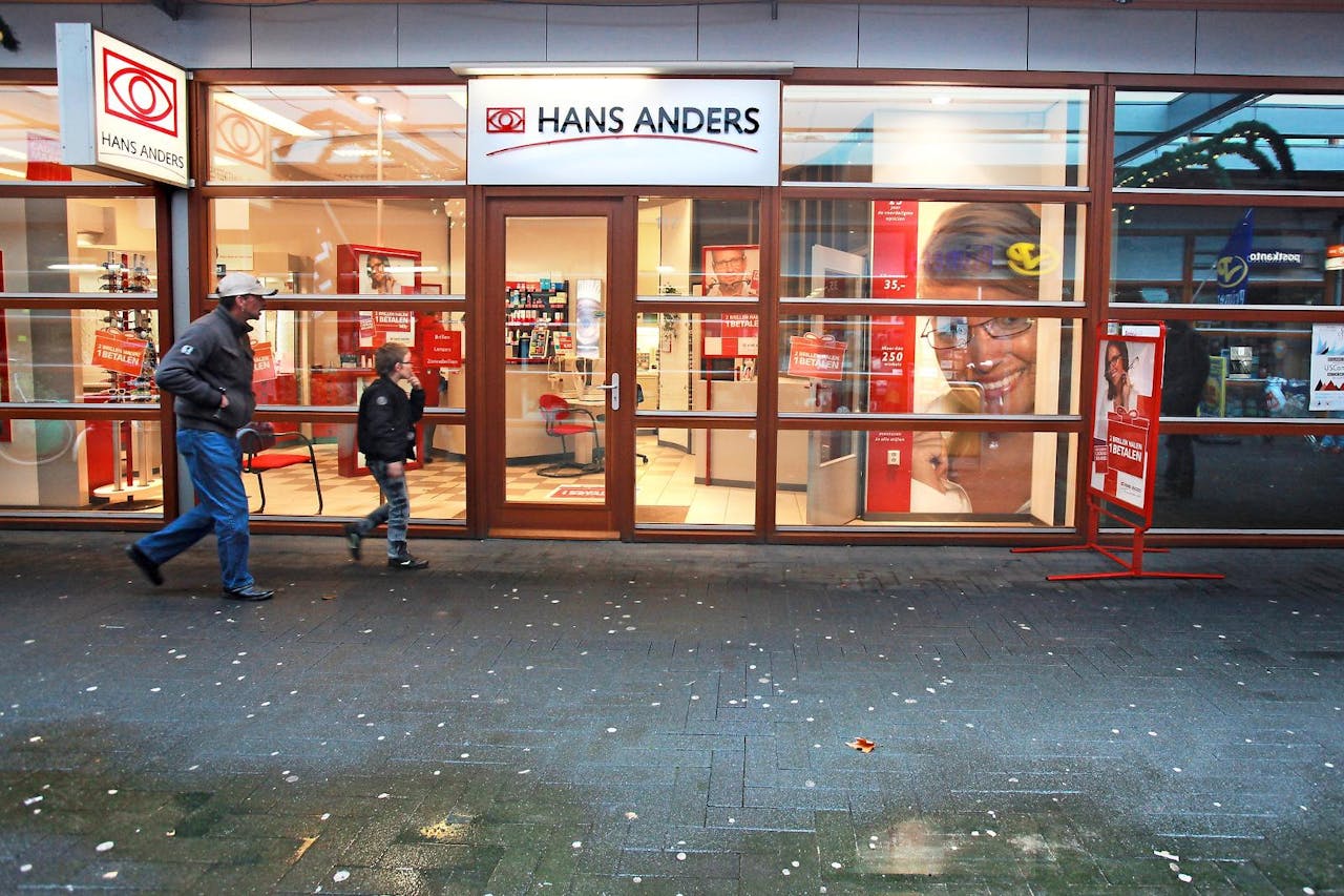 Een winkel van Hans Anders in Utrecht. De keten wil uitbreiden.