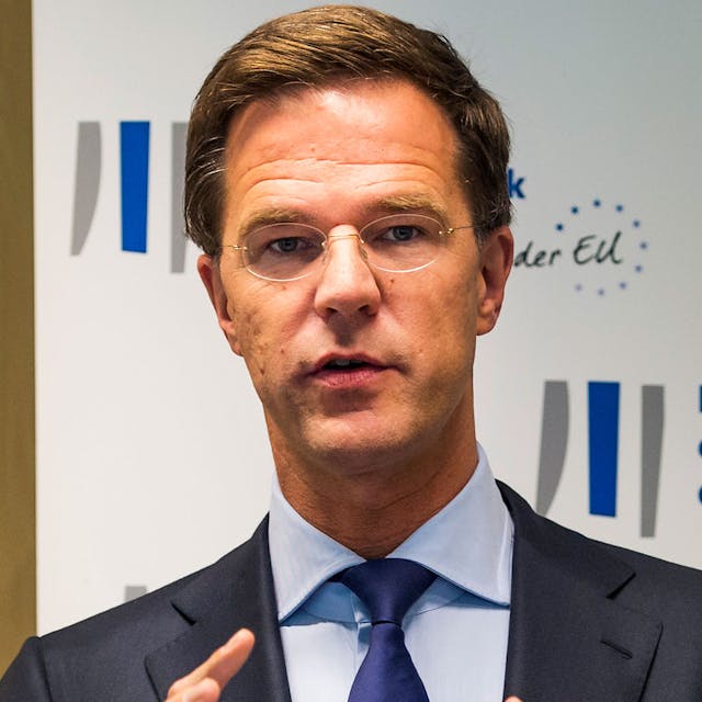 Rutte naar exclusief EU-beleg