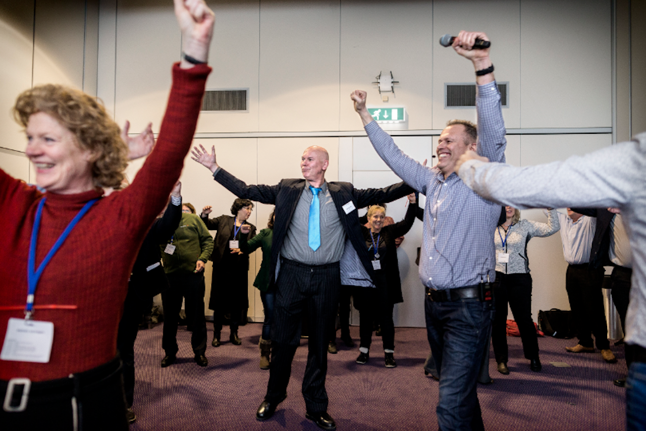 Idee van het UWV om werkloze 50-plussers klaar te stomen voor een nieuwe baan: een inspiratieplusdag (foto: Rink Hof/HH)