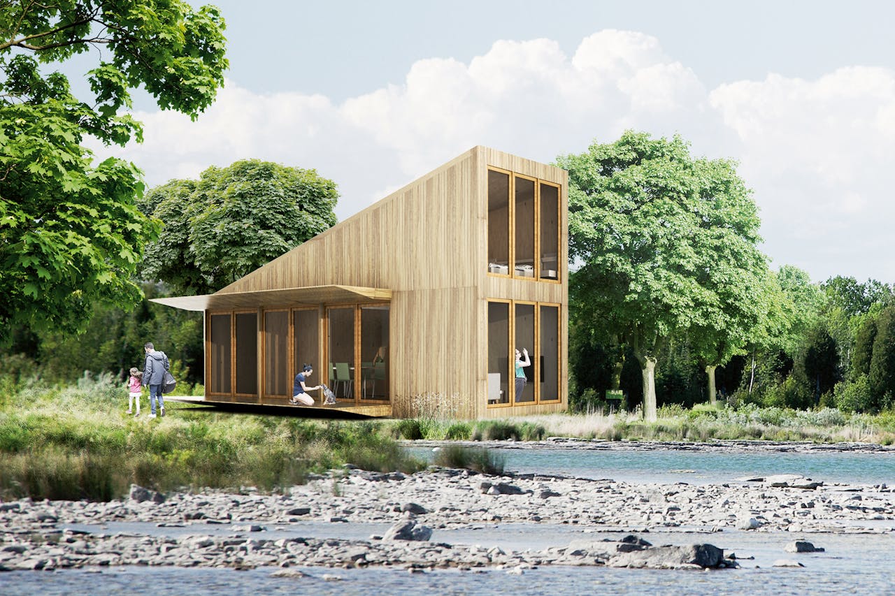 Op de nieuwste versie van de Sustainer Home kan zelfs een extra etage worden geplaatst.