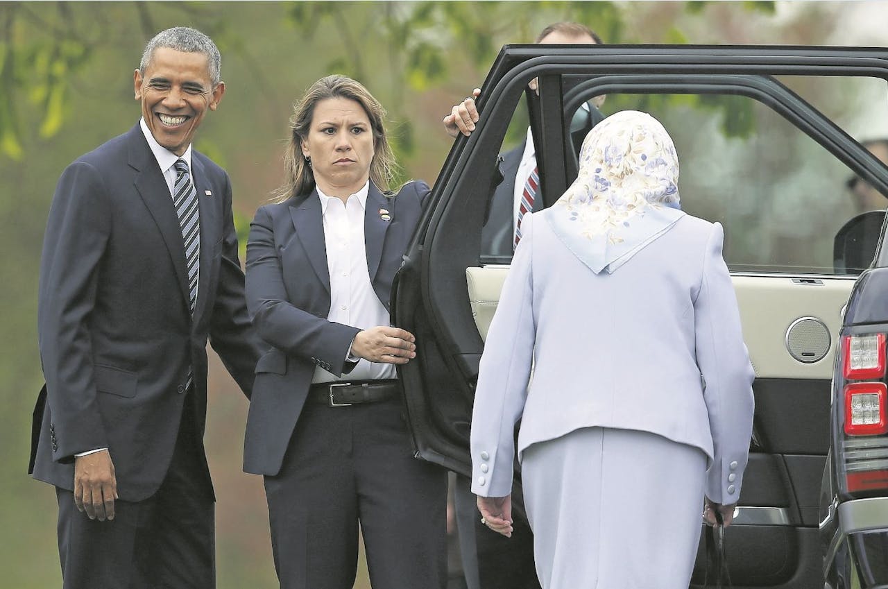 President Obama in Groot-Brittannië (foto: Reuters/Alastair Grant/Pool).