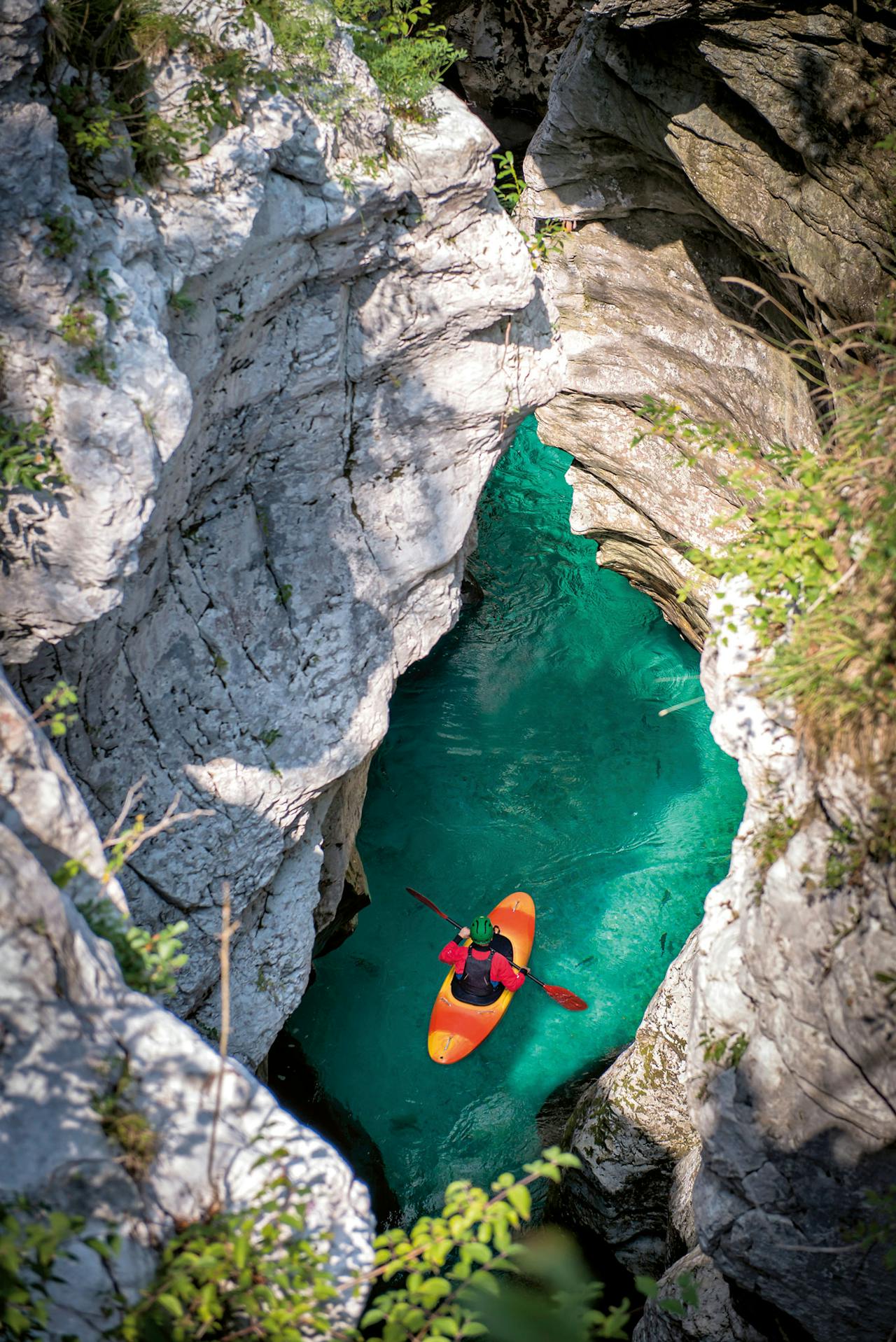Kajakken op de Emerald Beauty in Slovenië.