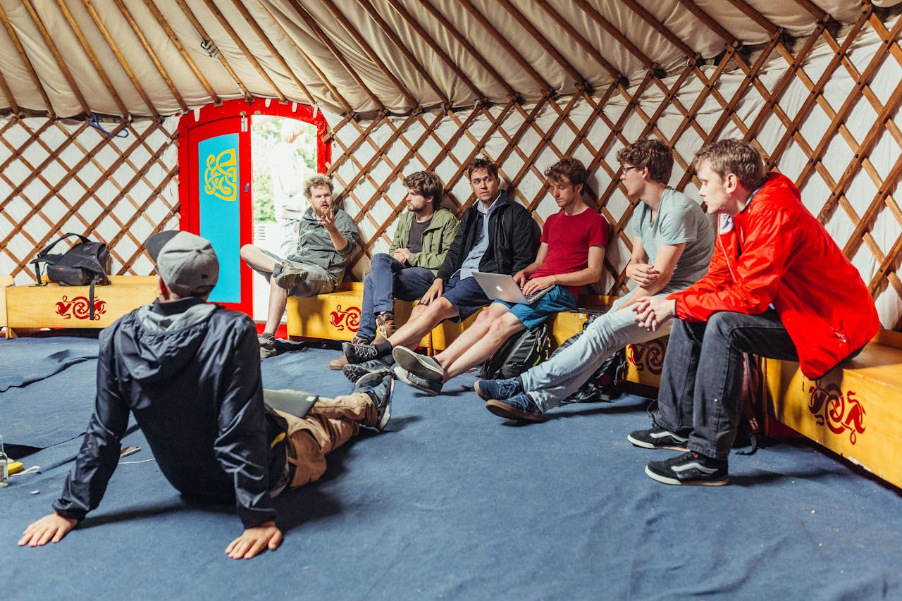 Start-up WERC ontwikkelde door zonlicht geladen lampen die met elkaar communiceren als het donker wordt (foto: Hans Jellema).