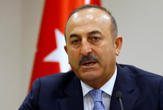 Mevlüt Cavusoglu, de Turkse minister van buitenlandse zaken. foto: Reuters