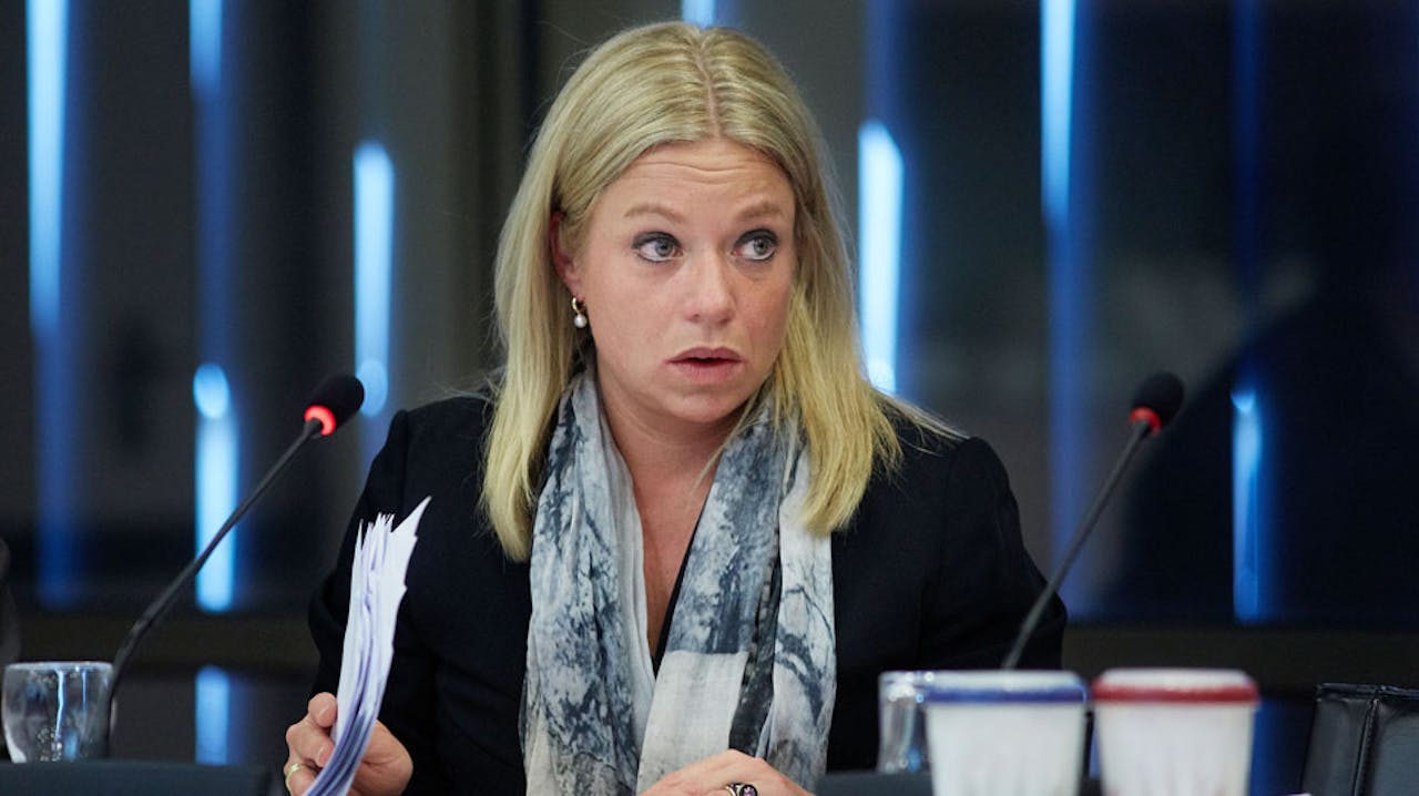 Minister Jeanine Hennis-Plasschaert van Defensie.