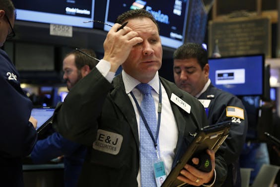 De beurs van New York stond in het teken van gebrek aan duidelijkheid over timing van een renteverhoging door de centrale bank. foto: Reuters