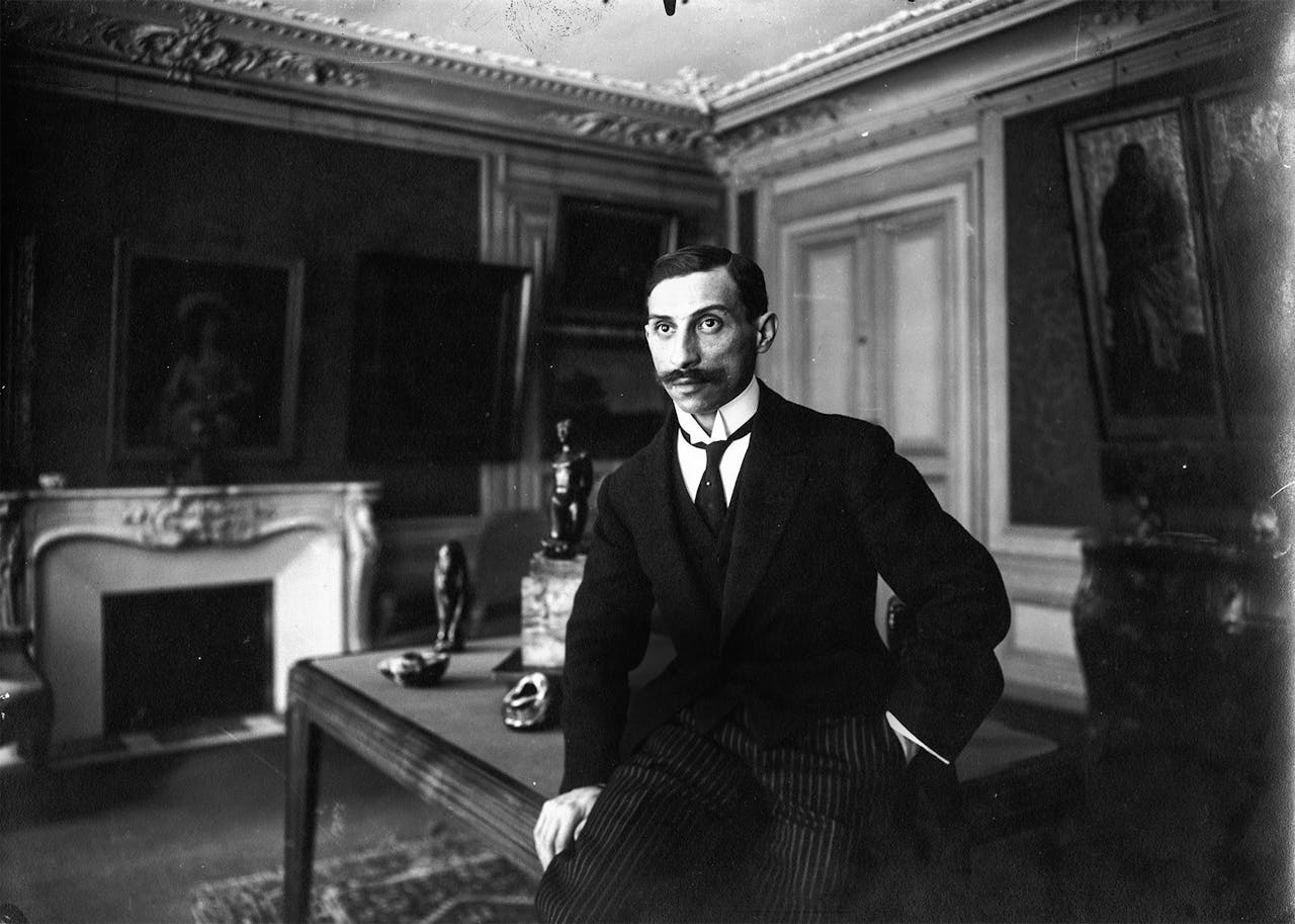 Paul Rosenberg op de rue La Boétie in 1914. (Foto: Archief Paul Rosenberg)