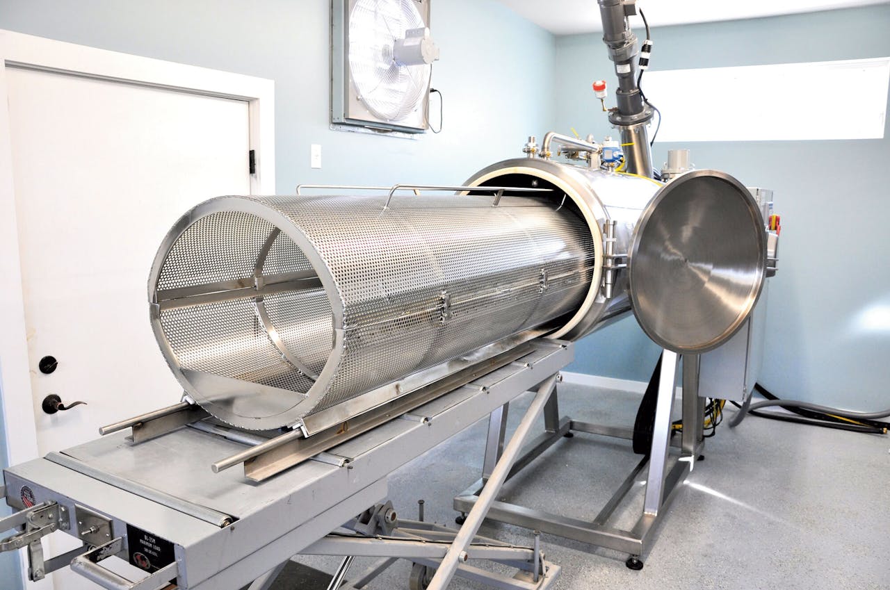 Een resomatiemachine. In de Verenigde Staten is de methode al in 21 staten toegestaan.