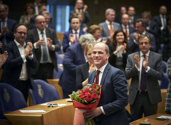 Diederik Samsom nam op 13 december 2016 afscheid van de Tweede Kamer.