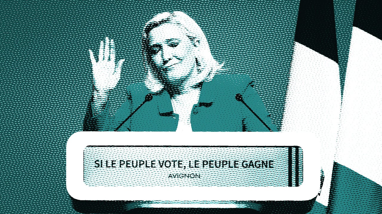 Presidentskandidaat Marine Le Pen.