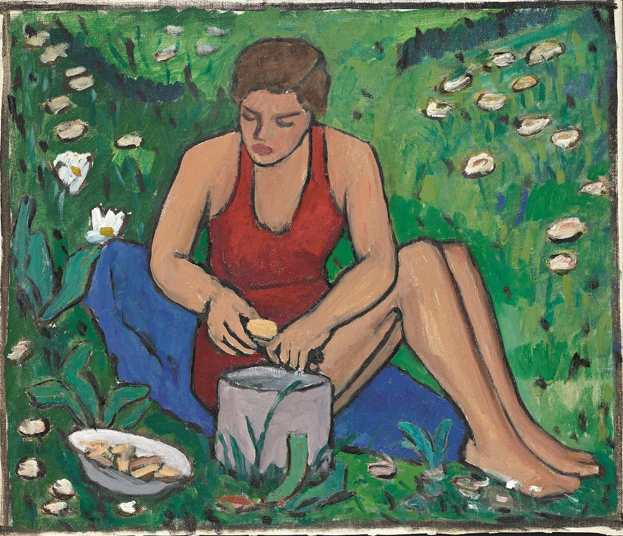 ‘Fräulein Ellen im Grass’ (juffrouw Ellen in het gras), uit 1934.