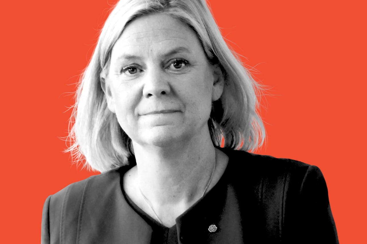 Magdalena Andersson wil de Zweedse economie stimuleren door tussen 2022 en 2026 €10 mrd in klimaatmaatregelen te stoppen.