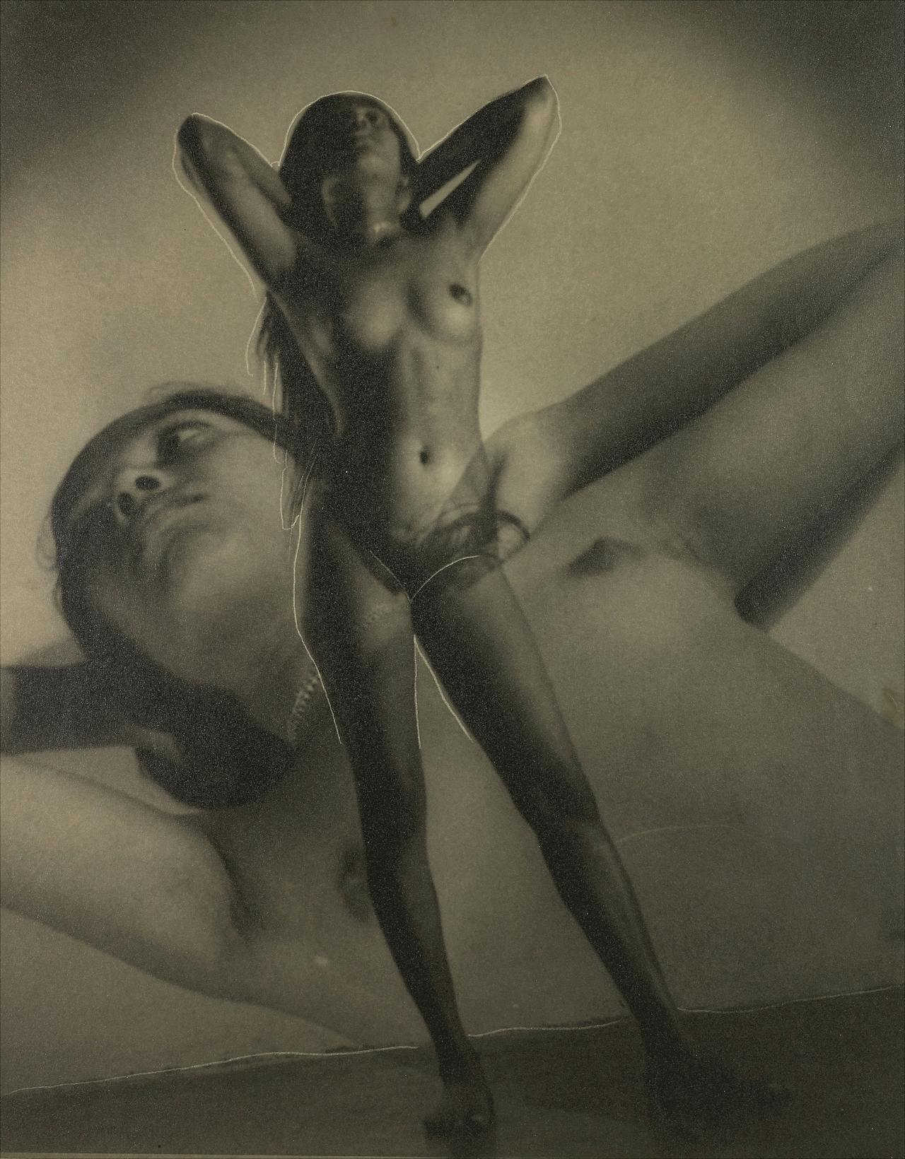 ‘Opiate Dreams’/‘Nudes’, ca. 1936, ontwikkelgelatine-zilverdruk, montage.