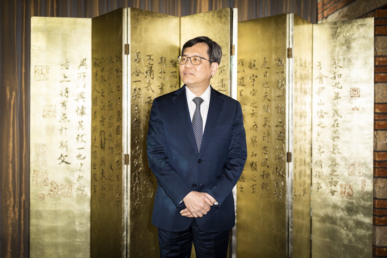 Tan Jian, de ambassadeur van China in Nederland.