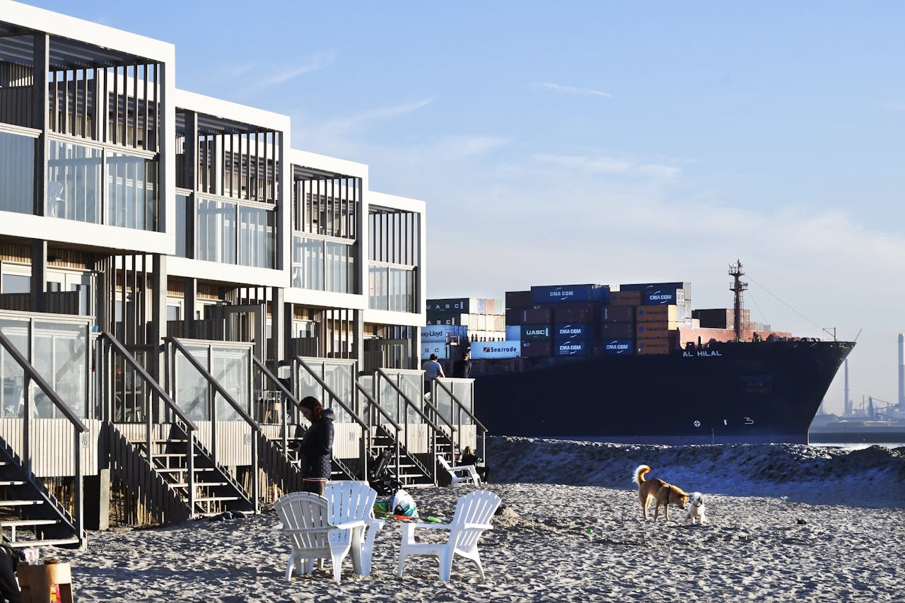 Vakantiewoningen op het strand van Hoek van Holland.