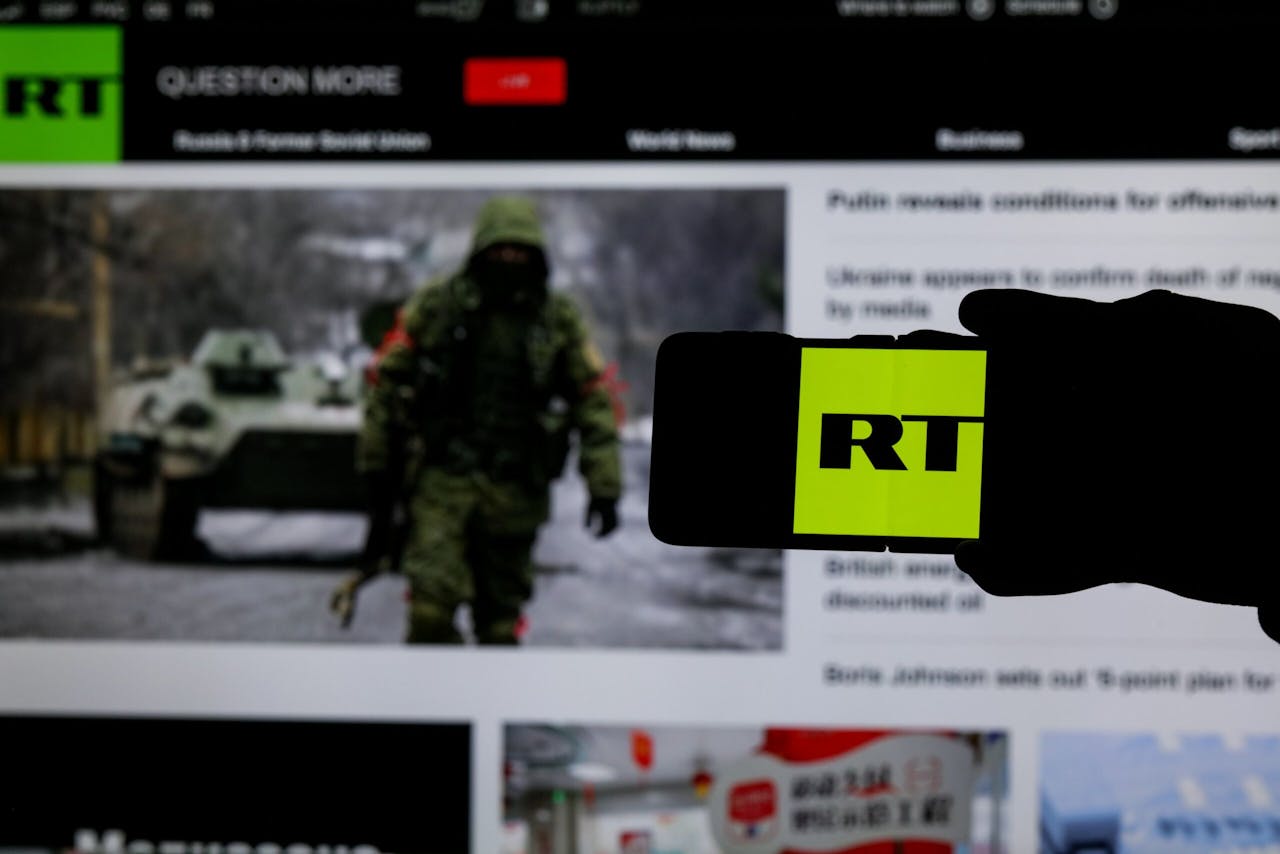 Een VPN-verbinding volstaat om op de website van Russia Today te komen.