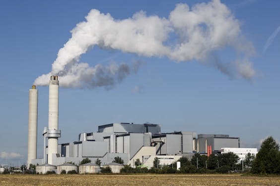 Het Afval Energie Bedrijf in het Westelijk Havengebied in Amsterdam.