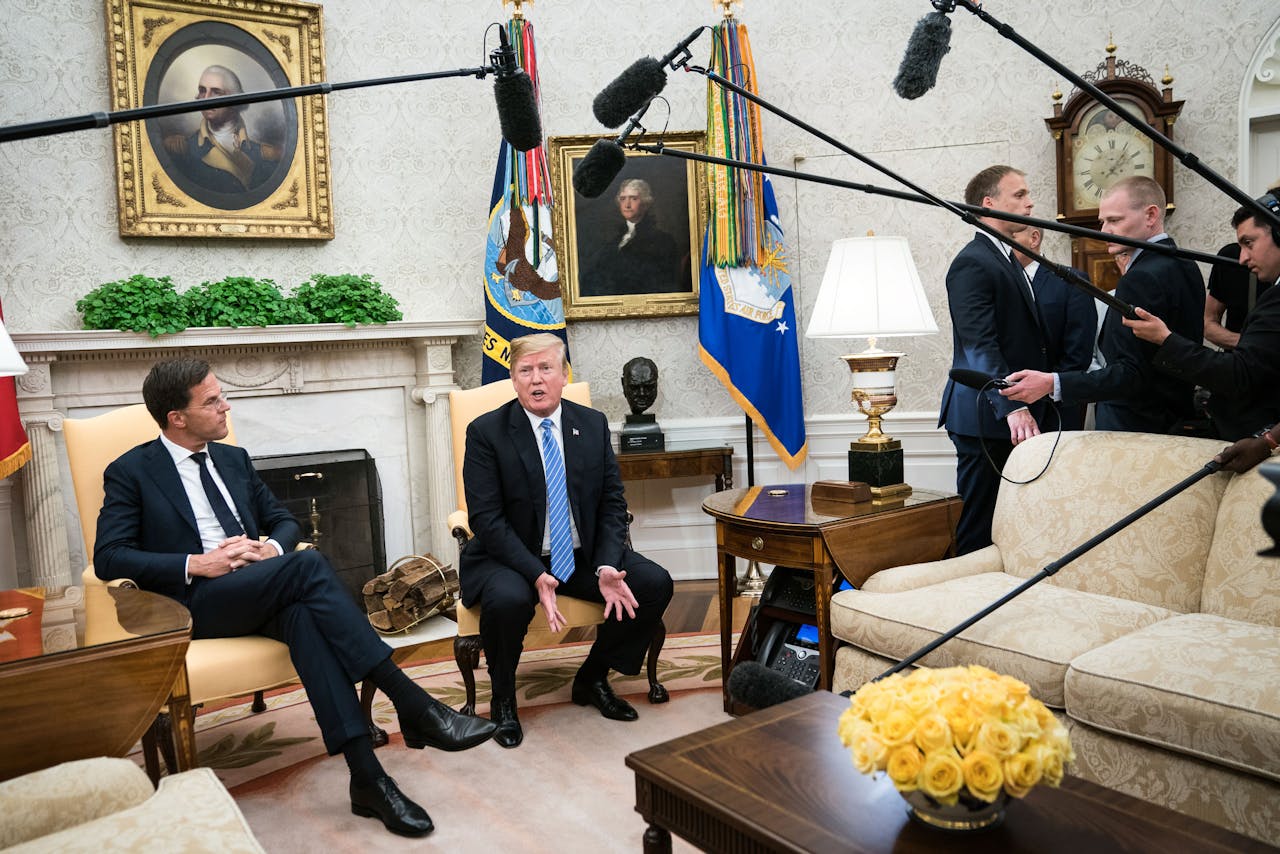 Minister-president Mark Rutte bezocht in juli president Donald Trump. Rutte stelde in Washington de problemen van Amerikaanse Nederlanders met de fiscus in de VS aan de orde.
