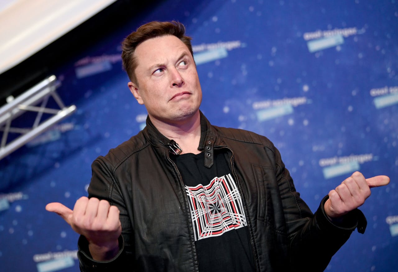 Musk begrijpt zelf ook niets meer van de aandelenkoers van Tesla.