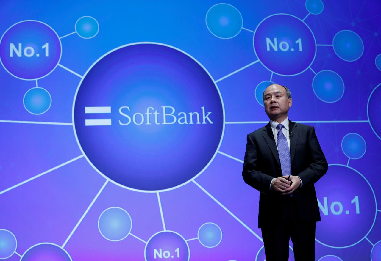 Masayoshi Son steekt met zijn investeringsbank SoftBank miljarden in jonge techbedrijven.