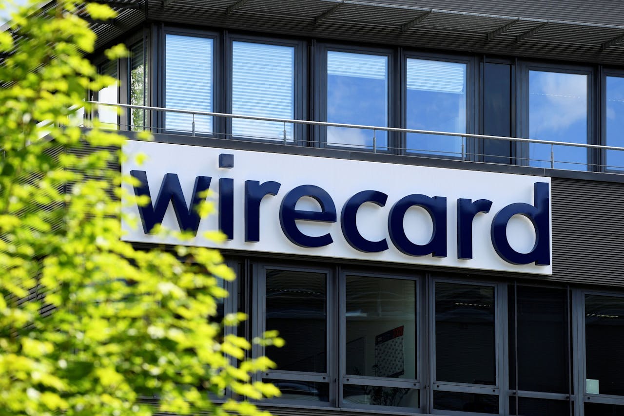 Het hoofdkantoor van Wirecard in Aschheim, nabij München.