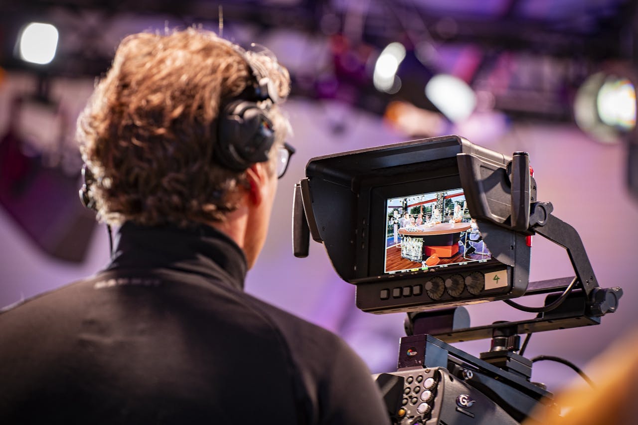Cameramannen werken doorgaans als zzp'er.